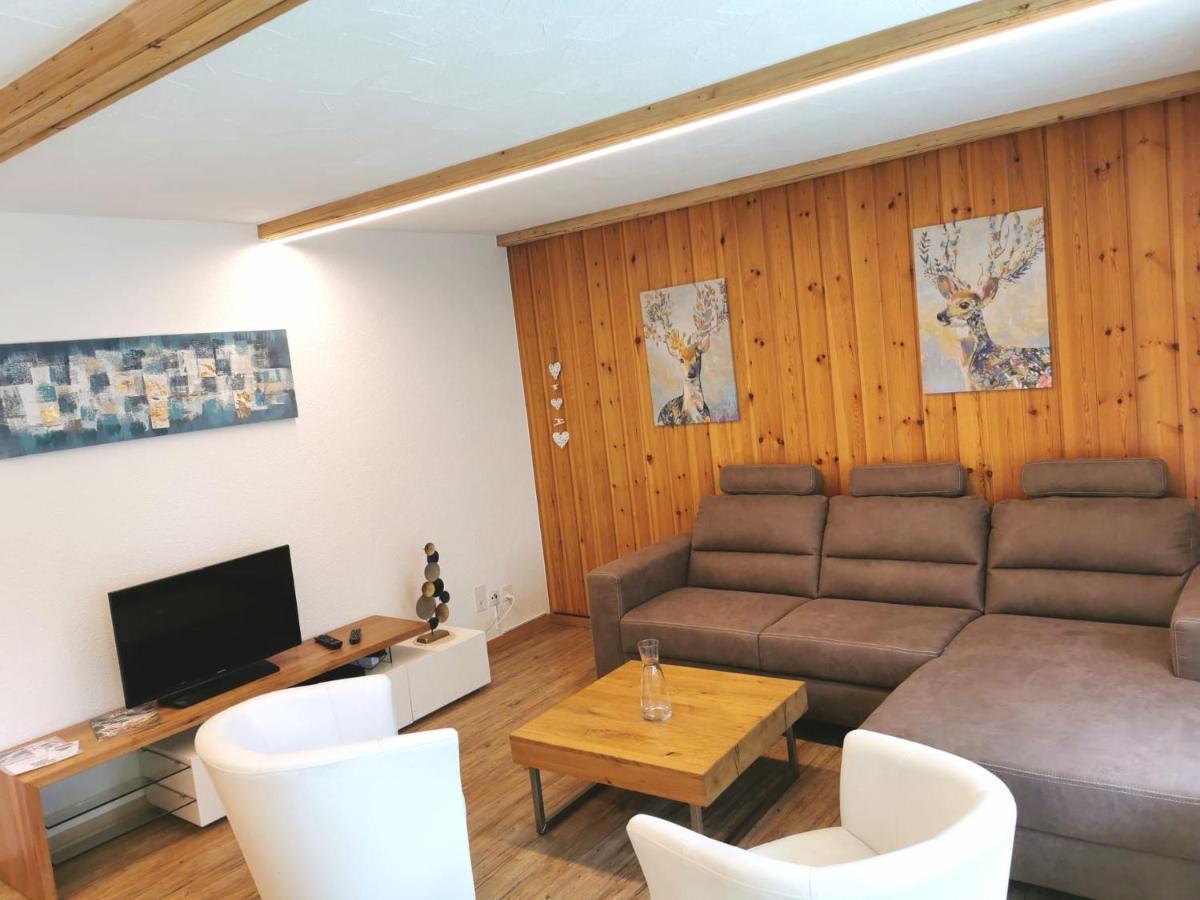 Ferienhaus Adonis Apartment Saas-Grund Bagian luar foto